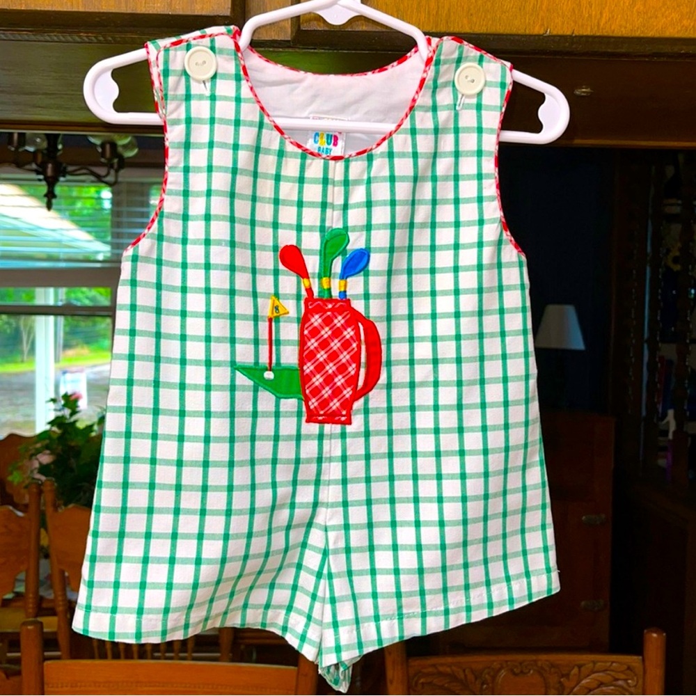 Golf Themed Short Sunsuit